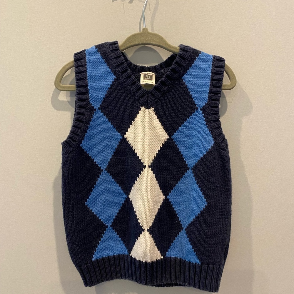 Toddler Argyle Sweater Vest